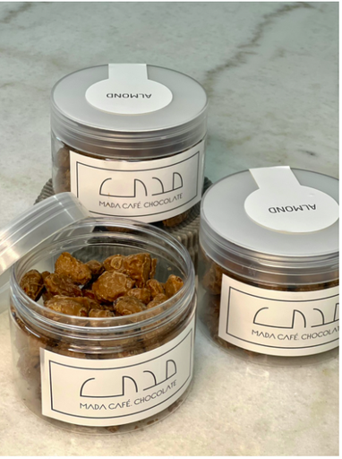 Candied Almond Snack Jar